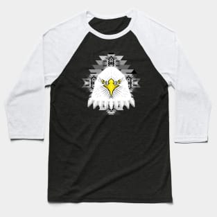 Geometric Eagle Baseball T-Shirt